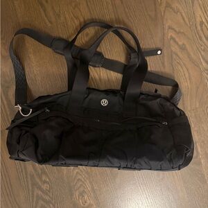 lululemon athletica Classic Black Duffel Bag